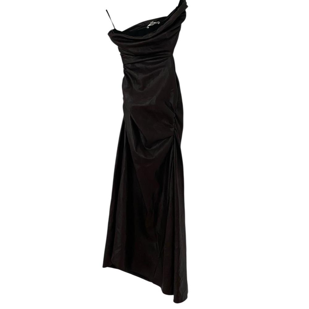 A.L.C. Elegant Faux Vegan Leather Andie Dress 0 - Picture 4 of 12